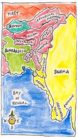 Map of Southeast Asia